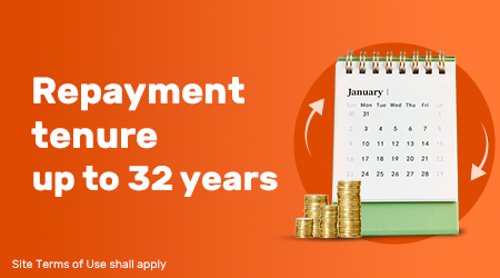 Repayment tenure up to 30 Years