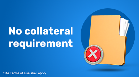 कोई संपार्श्विक आवश्यकता नहीं