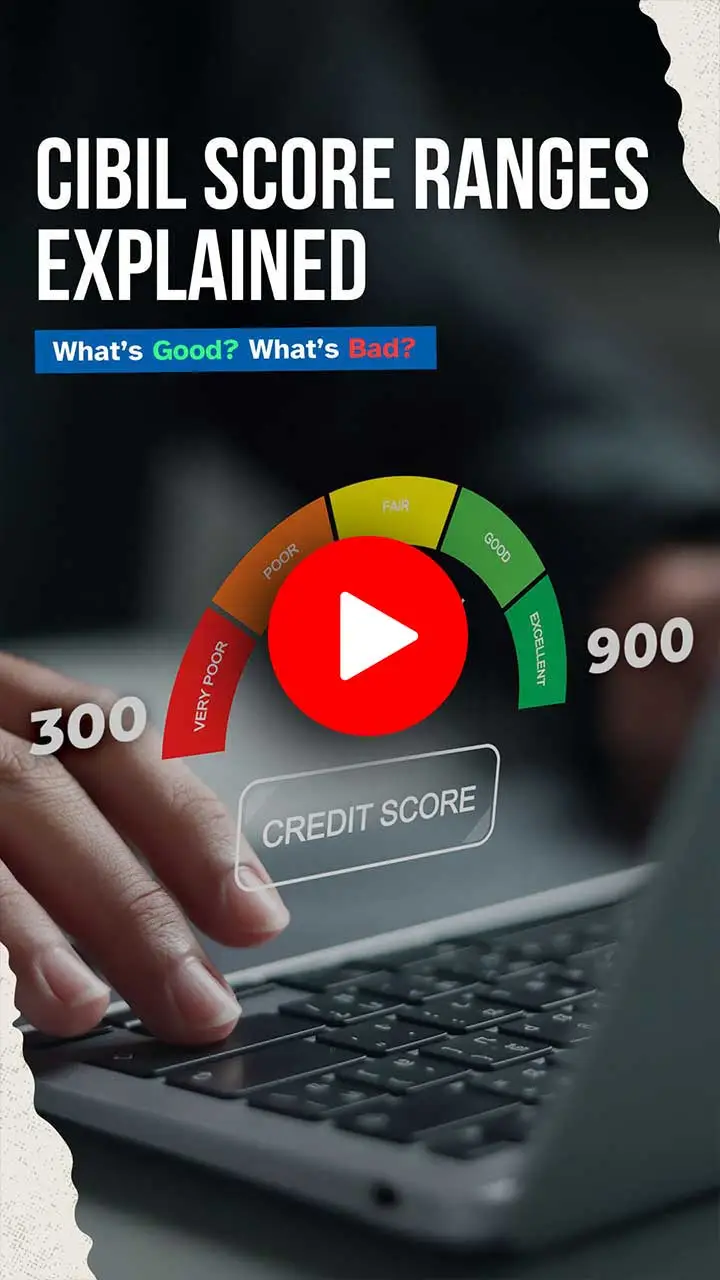 विभिन्न CIBIL स्कोर रेंज क्या दर्शाती हैं